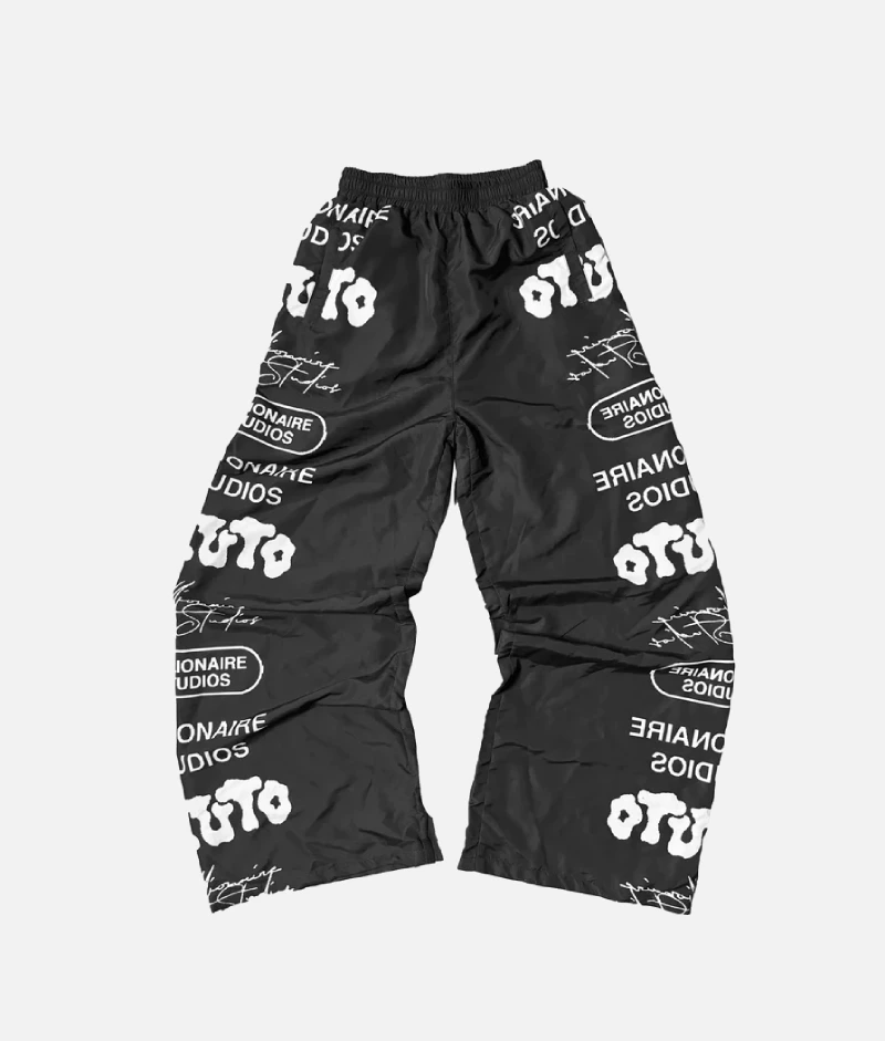 Billionaire Studio Logo Track Pants Black