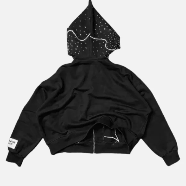 Billionaire Studios Bluto Mountain Zip Hoodie Black (2)