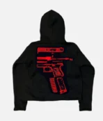 Billionaire Studios In Glock We Trust Hoodie BlackRed