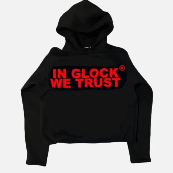 Billionaire Studios In Glock We Trust Hoodie BlackRed (2)