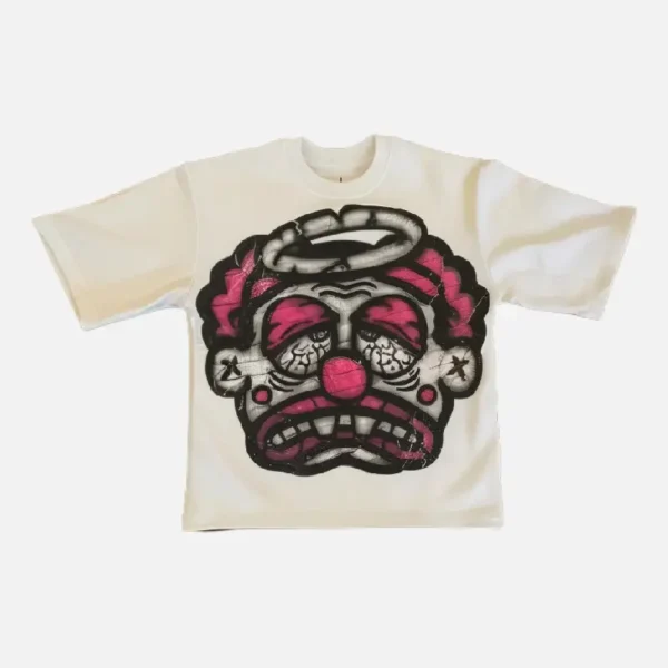 Billionaire Studios Sad Jocker Face Tee White